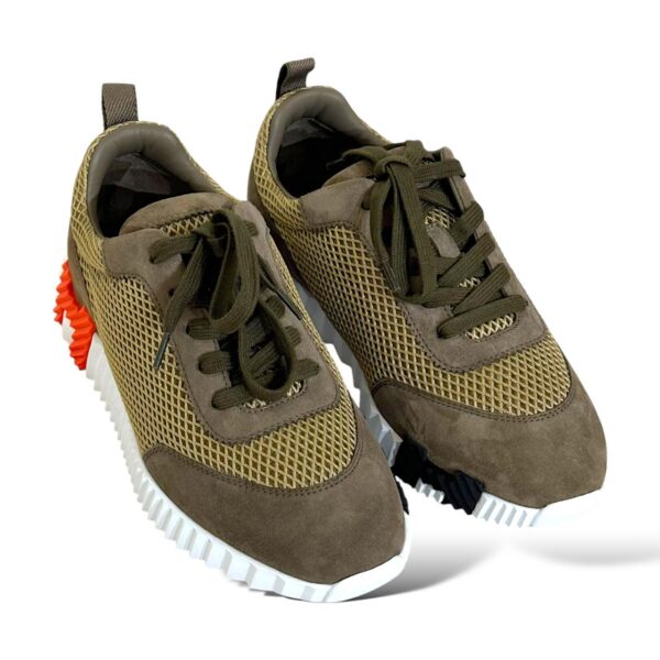 Hermes Bouncing 38 EU Vert Toundra Sneakers - Image 2