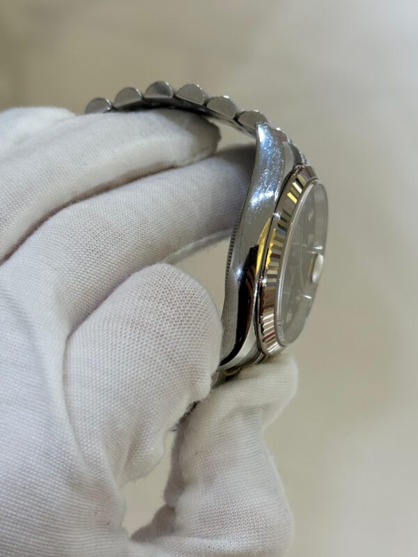 Rolex Datejust 36mm 116234 Steel and White Gold Black Diamonds Dial - Image 8