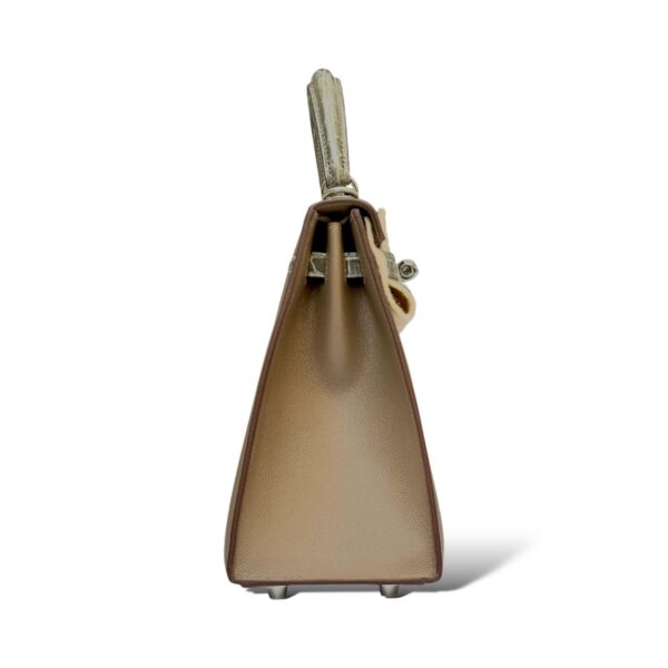 Hermes Kelly 25 Etoupe/Gris Tourterelle Touch PHW - Image 3
