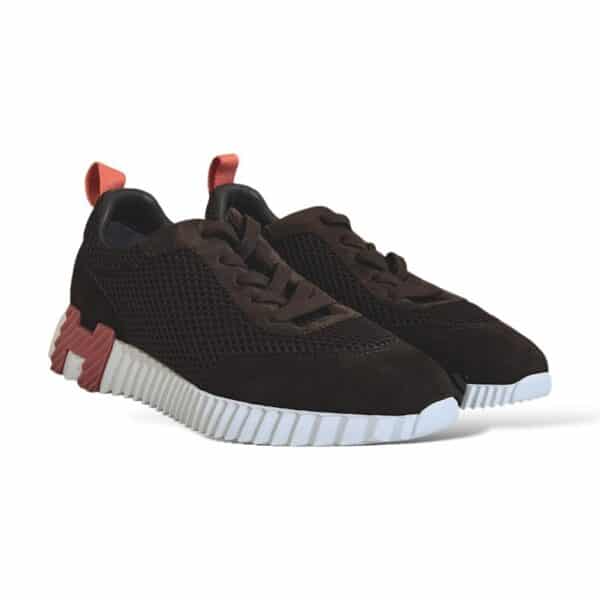 Hermes Bouncing 38.5 EU Ecorce Sneakers