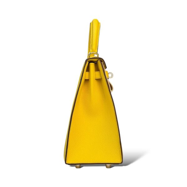 Hermes Kelly 25 Jaune De Naples Epsom PHW - Image 3