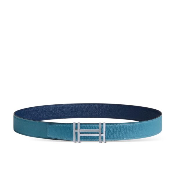 Hermes H au Carre Belt Buckle & Reversible Leather Strap 32 mm/115 cm - Image 2