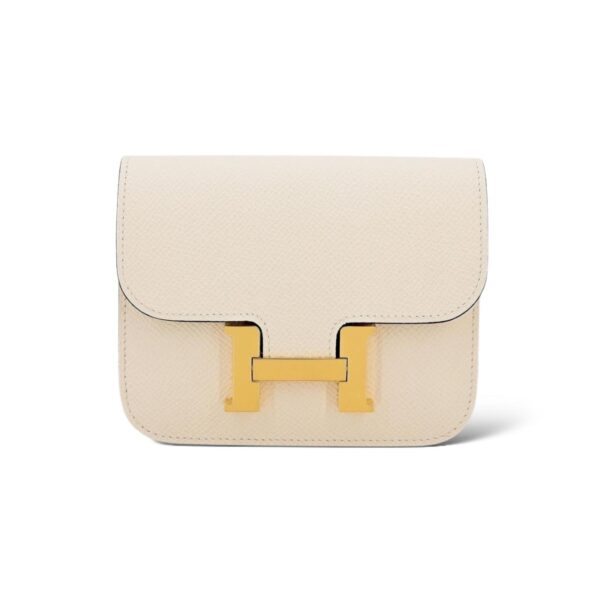 Hermes Constance Slim Nata Epsom GHW