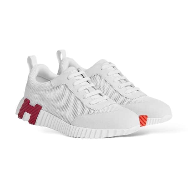 Hermes Bouncing 38.5 EU Blanc Sneakers
