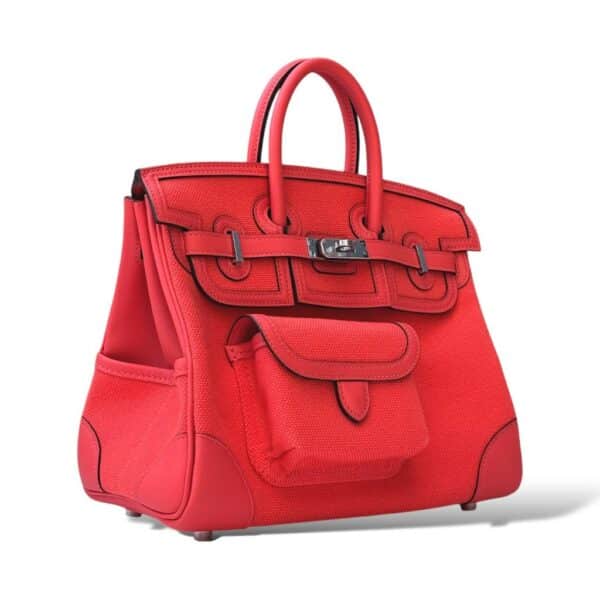 Hermes Birkin 25 Orange Field Cargo/Swift PHW - Image 2