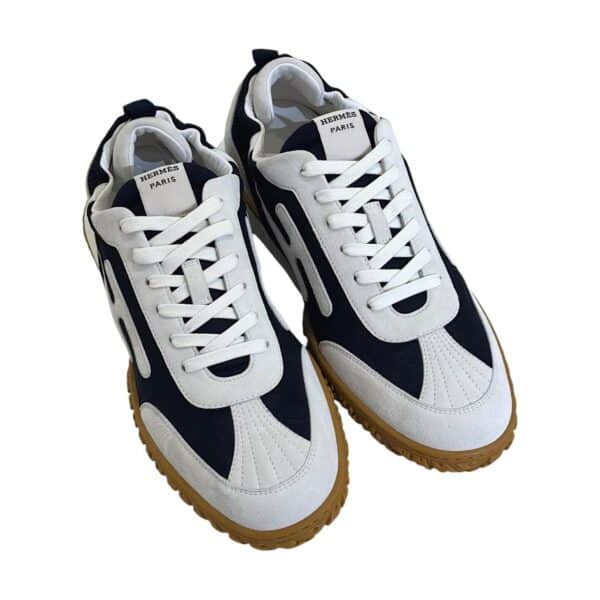 Hermes Jet 44 EU Marine/Blanc Sneakers - Image 5