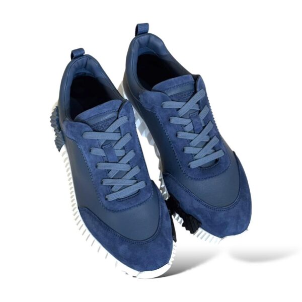 Hermes Bouncing 42 EU Bleu Turquin Sneakers - Image 3