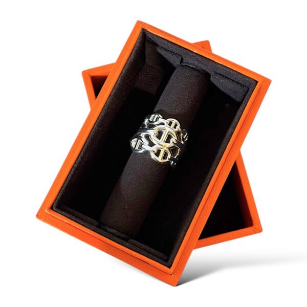 Hermes Chaine d'ancre Enchainee Ring, Large Model 50 - Image 2