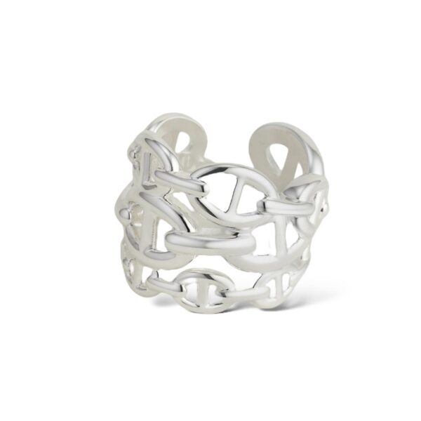 Hermes Chaine d'ancre Enchainee Ring, Large Model 50