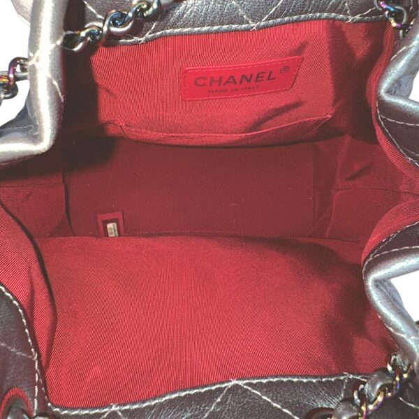Chanel Gabrielle Iridescent Lambskin Calfskin Quilted Backpack - Image 11