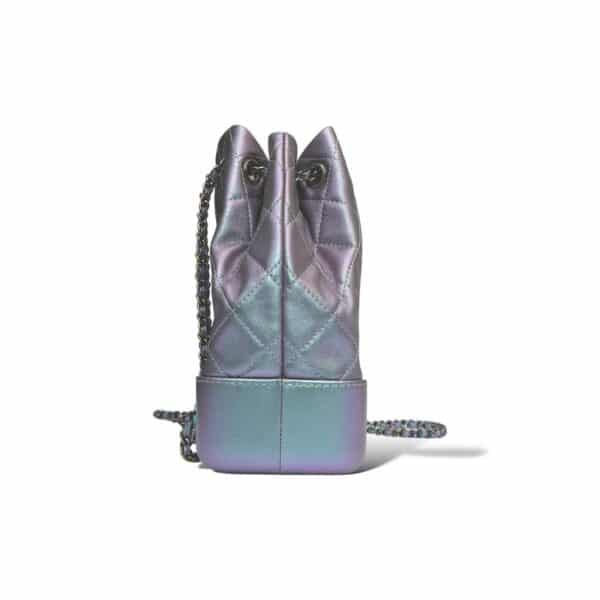 Chanel Gabrielle Iridescent Lambskin Calfskin Quilted Backpack - Image 3