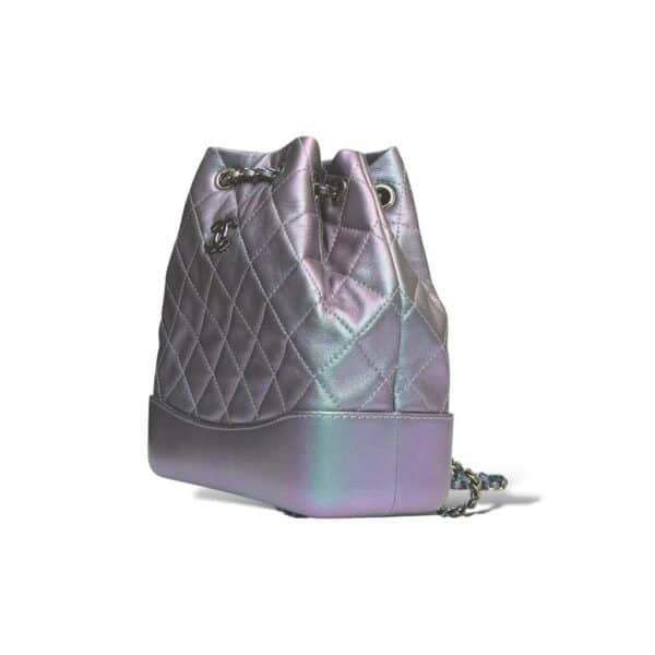 Chanel Gabrielle Iridescent Lambskin Calfskin Quilted Backpack - Image 6