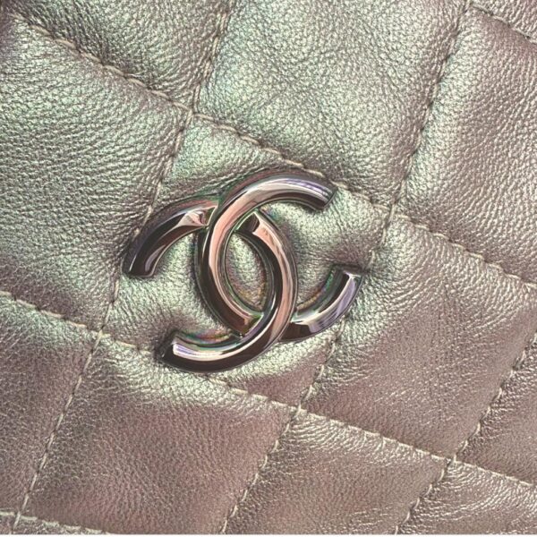 Chanel Gabrielle Iridescent Lambskin Calfskin Quilted Backpack - Image 9