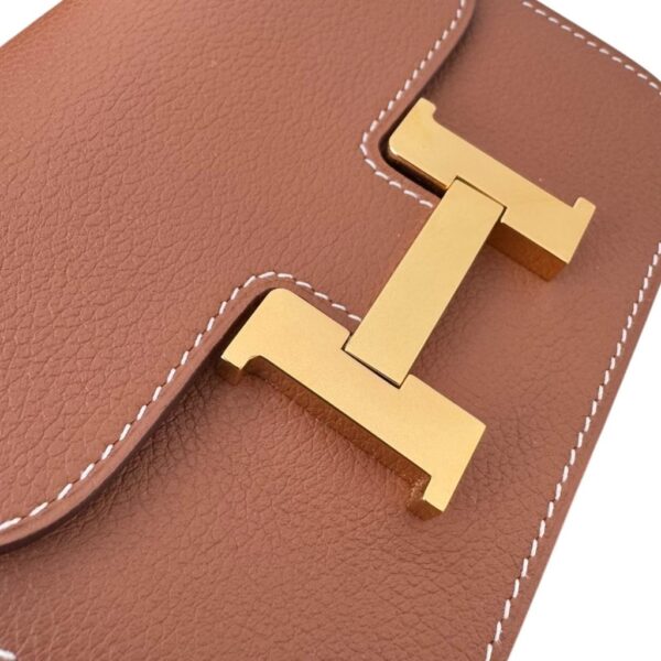 Hermes Constance Slim Gold Evercolor GHW - Image 8