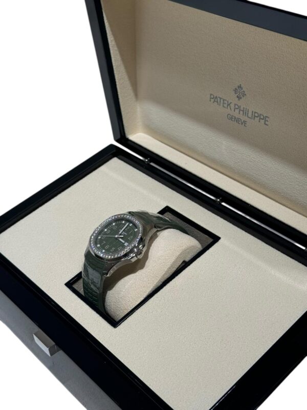 Patek Philippe Aquanaut Luce 38.8mm 5267/200A Khaki Green Dial Tropical Straps - Image 5