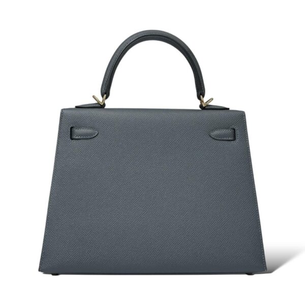 Hermes Kelly 25 Gris Misty Epsom PBHW - Image 4
