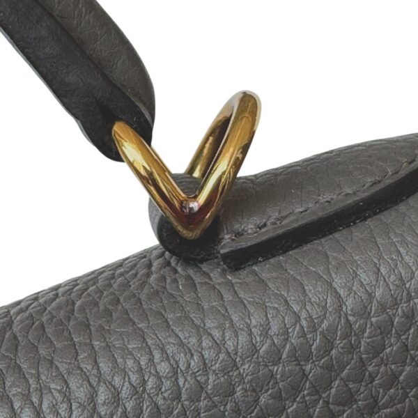 Hermes Kelly 25 Gris Etain Togo GHW - Image 6