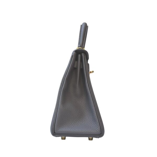 Hermes Kelly 25 Gris Etain Togo GHW - Image 2