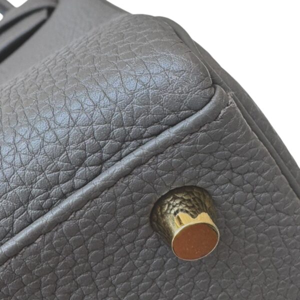 Hermes Kelly 25 Gris Etain Togo GHW - Image 9