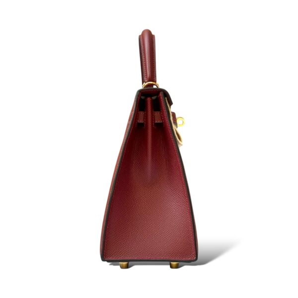 Hermes Kelly 25 Rouge H Epsom GHW - Image 3