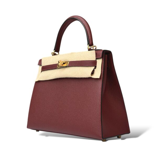 Hermes Kelly 25 Rouge H Epsom GHW - Image 5