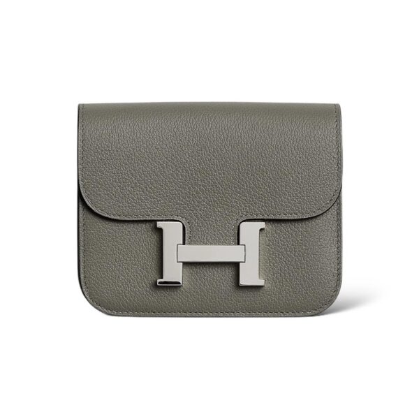 Hermes Constance Slim Gris Meyer Evercolor PHW
