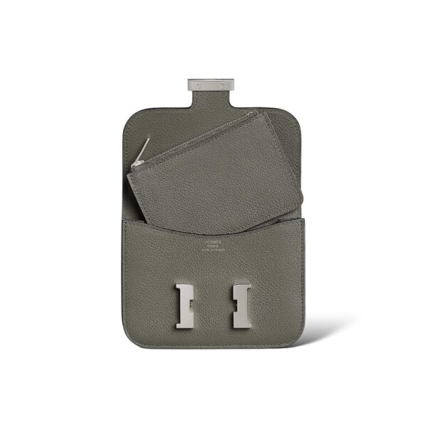 Hermes Constance Slim Gris Meyer Evercolor PHW - Image 2