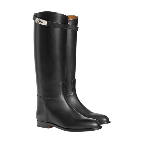 Hermes Jumping 38 EU Black Shorter Boots