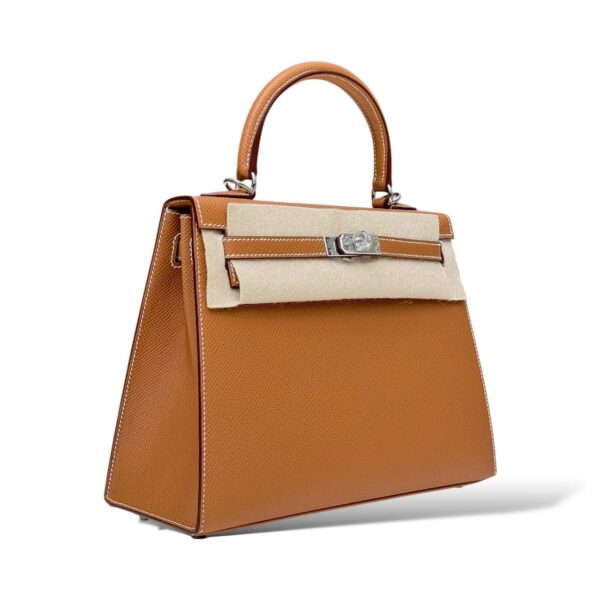 Hermes Kelly 25 Gold Epsom PHW - Image 2