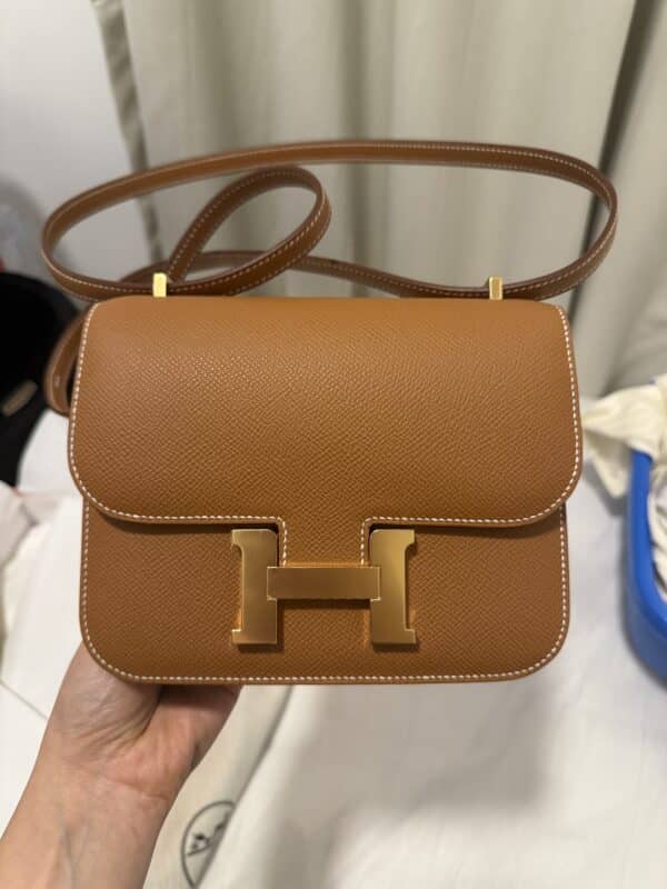 Hermes Constance 18 Gold Epsom GHW - Image 3