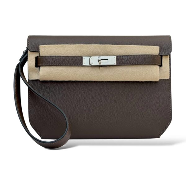 Hermes Kelly Depeche Ecorce Epsom PHW