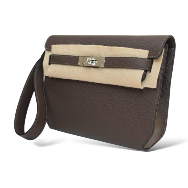 Hermes Kelly Depeche Ecorce Epsom PHW - Image 4