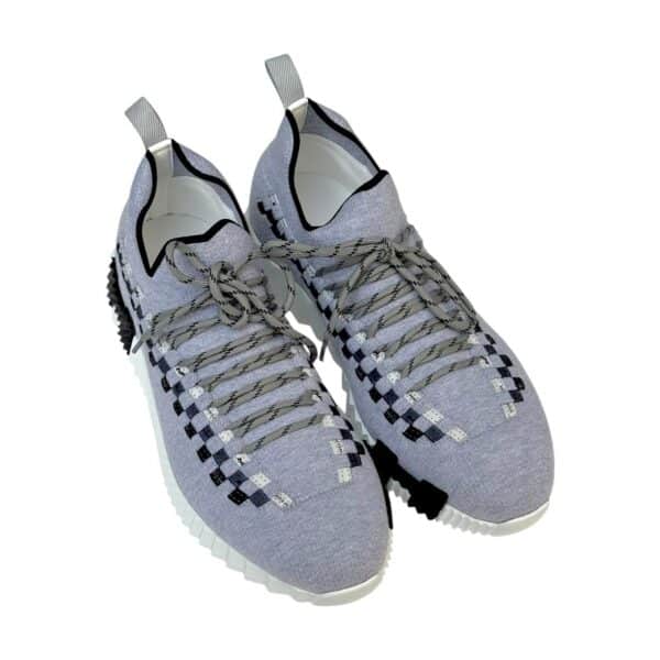 Hermes Flex 44 EU Pale Grey Sneakers - Image 3