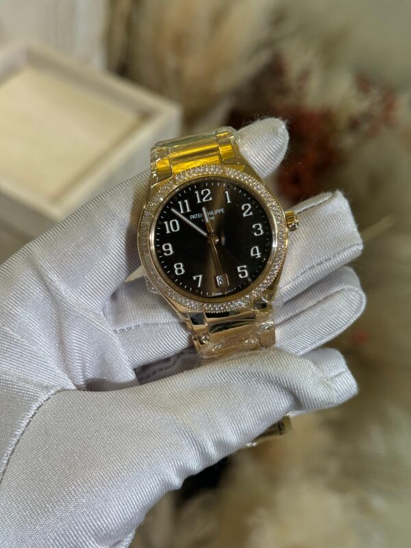 Patek Philippe Twenty~4 36mm 7300/1200R Rose Gold Brown Sunburst Dial - Image 2