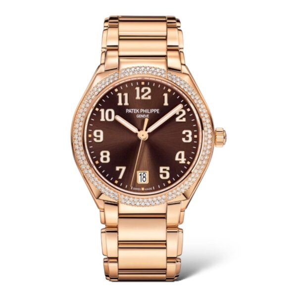 Patek Philippe Twenty~4 36mm 7300/1200R Rose Gold Brown Sunburst Dial