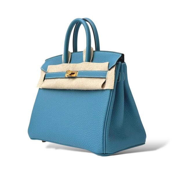 Hermes Birkin 25 Bleu Jean Togo GHW - Image 5