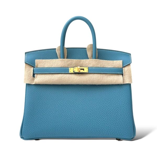 Hermes Birkin 25 Bleu Jean Togo GHW