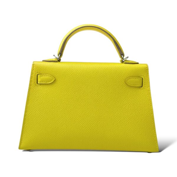 Hermes Mini Kelly Lime Epsom PHW - Image 4