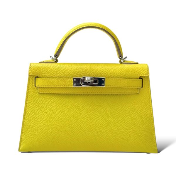 Hermes Mini Kelly Lime Epsom PHW