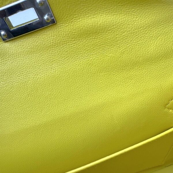 Hermes Mini Kelly Lime Epsom PHW - Image 8