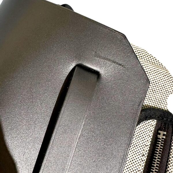 Hermes Herbag Zip 50 Cabine écru/ beige/gris Meyer/noir Bag - Image 10