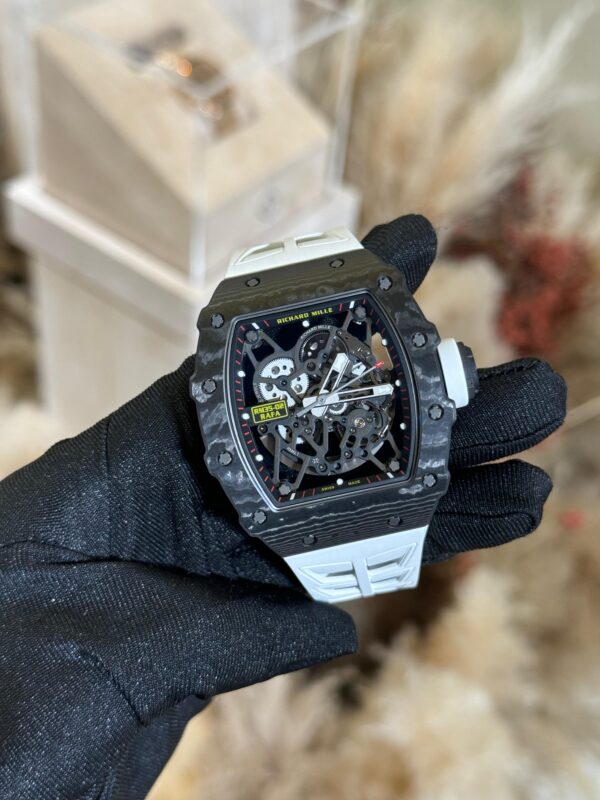 Richard Mille RM35-02 Rafael Nadal White Black Carbon Case - Image 2