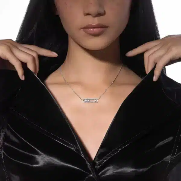 Messika Move Pavé Classique Necklace - Image 3