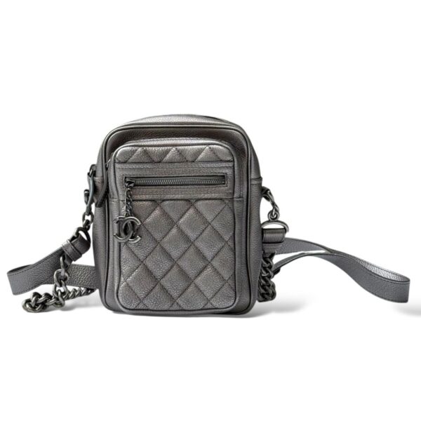Chanel Calfskin Business Trip Vertical Camera Case Bag - Image 2
