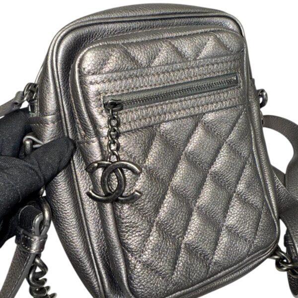 Chanel Calfskin Business Trip Vertical Camera Case Bag - Image 8