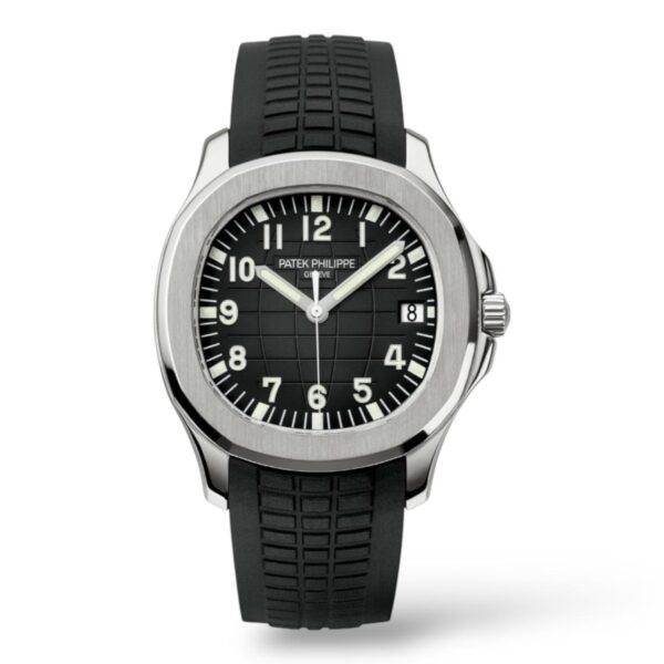 Patek Philippe Aquanaut 40.8mm 5167A Stainless Steel Black Dial Black Straps