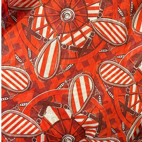 Hermes En Roue Libre Rouge Ecarla Beach Pants 36 - Image 3