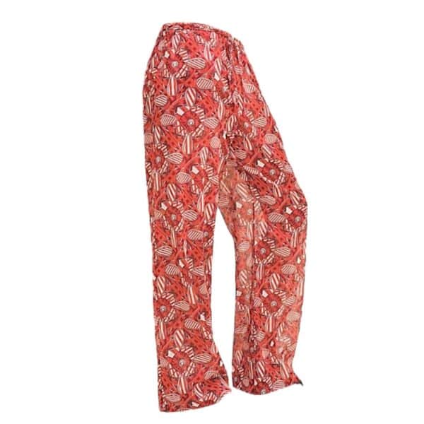 Hermes En Roue Libre Rouge Ecarla Beach Pants 36 - Image 2