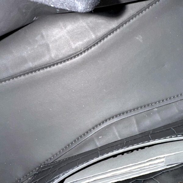 Balenciaga Neo Classic Small Dark Grey Croco Embossed Leather Bag - Image 13