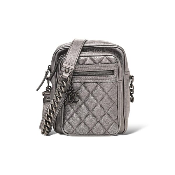 Chanel Calfskin Business Trip Vertical Camera Case Bag